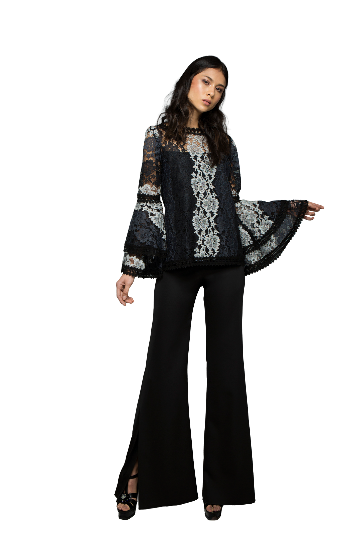 PANTALÓN ABERTURAS CREPE