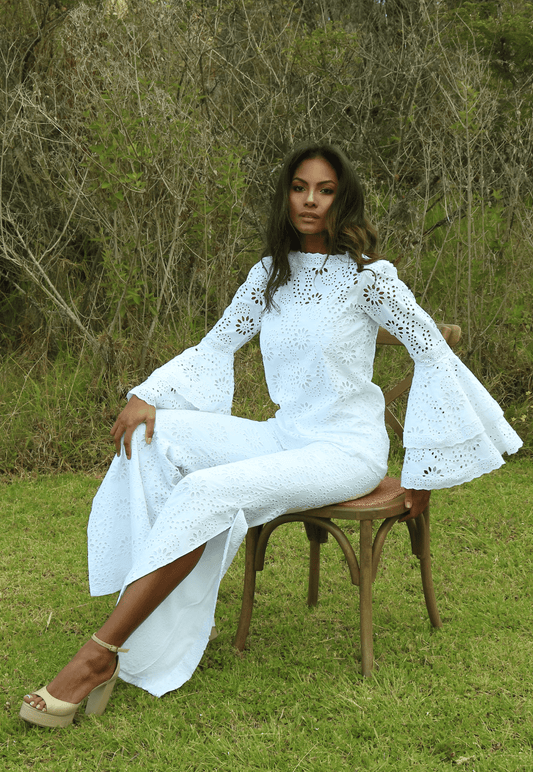 PANTALÓN BALNEARIO EYELET