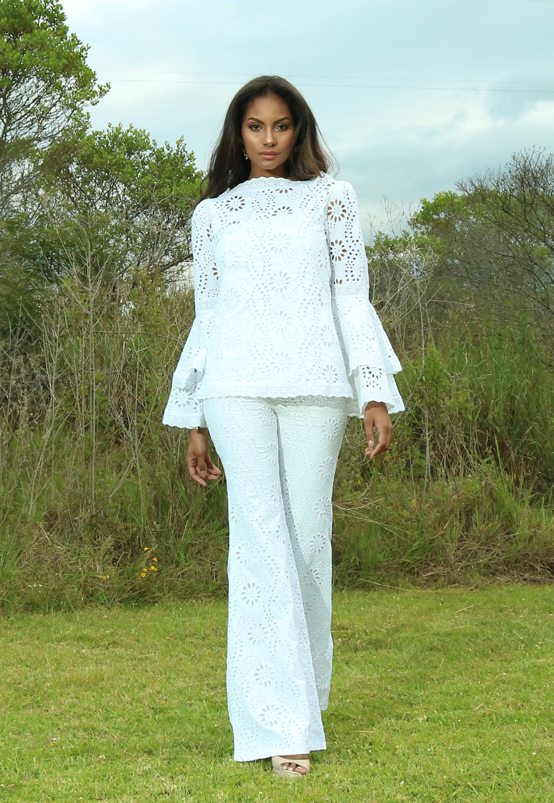 PANTALÓN BALNEARIO EYELET