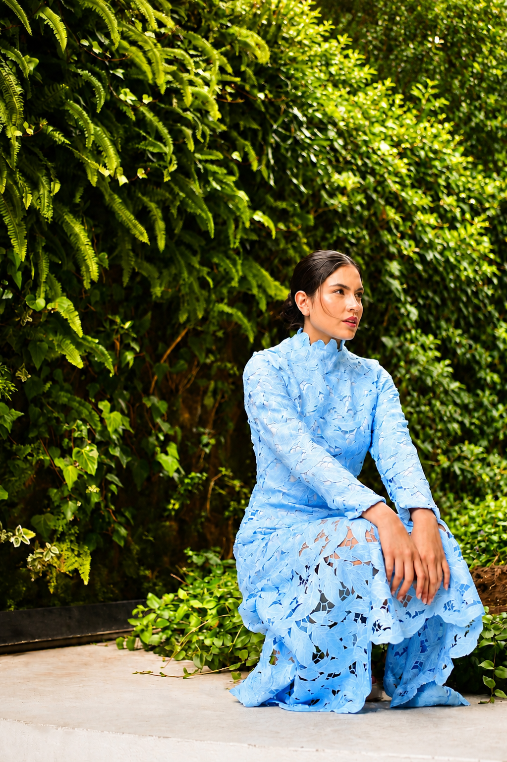 SANTORINI LACE DRESS