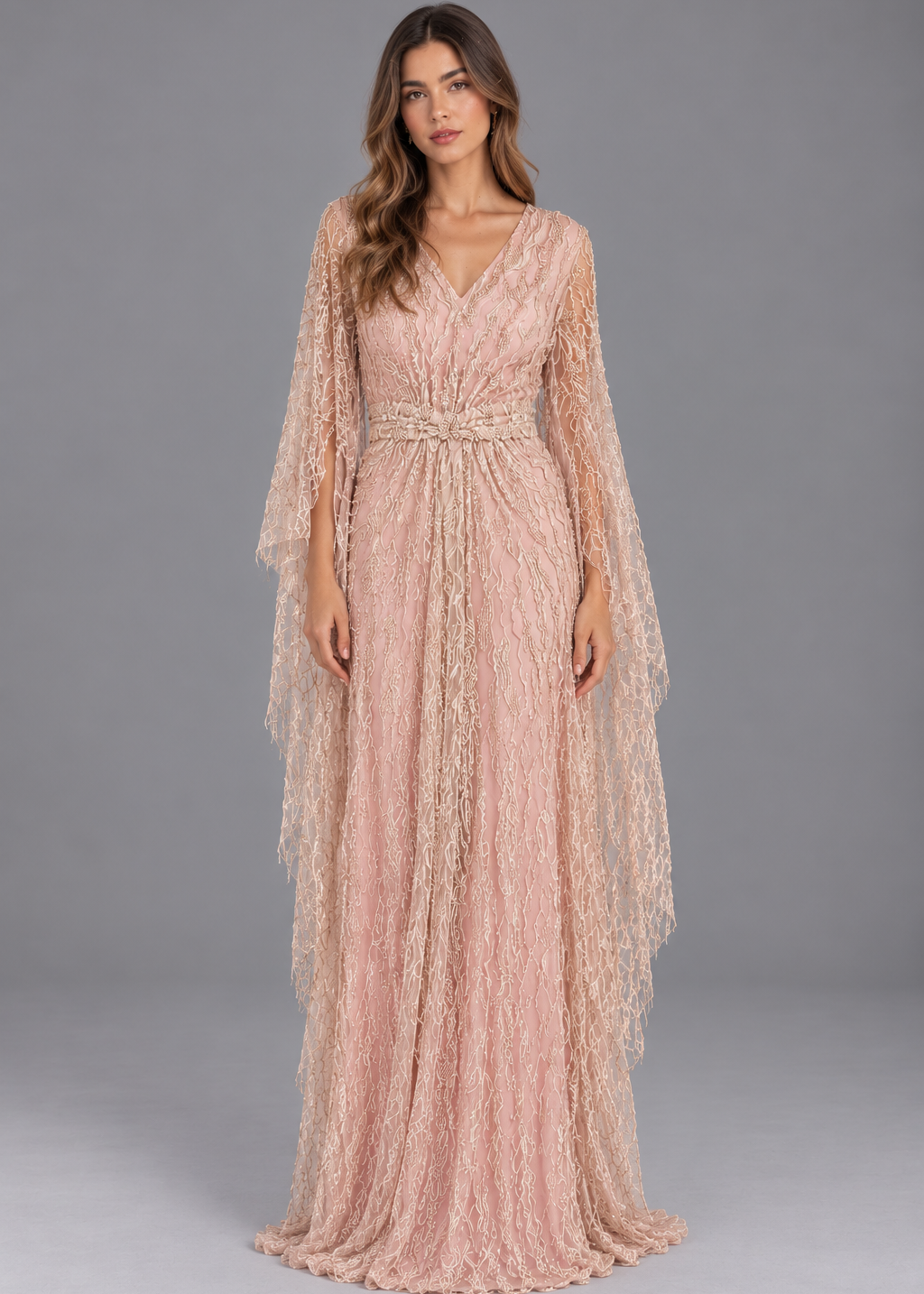 Lumière Embroidered Gown