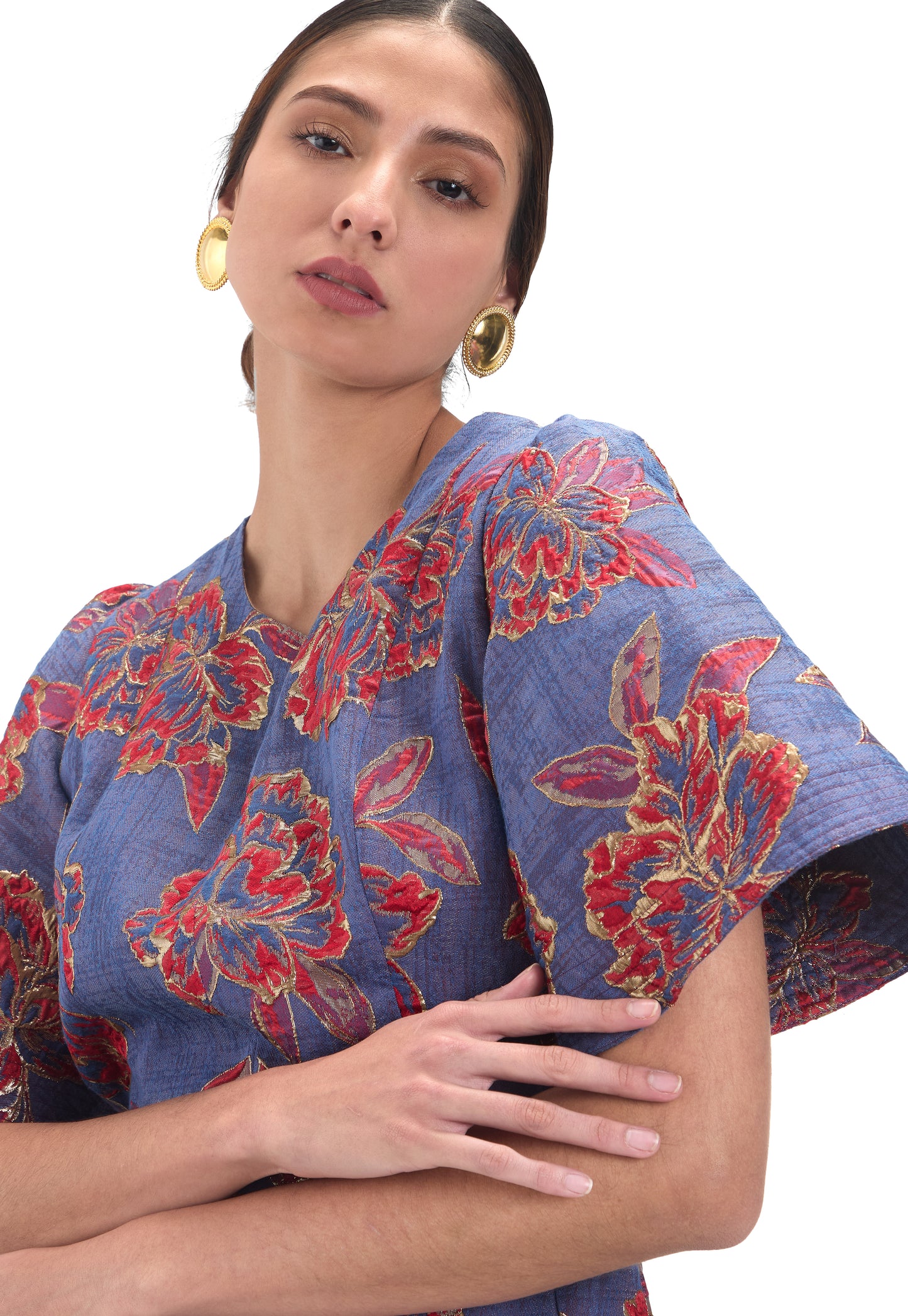 VESTIDO GOLDENBLUE JACQUARD VIP