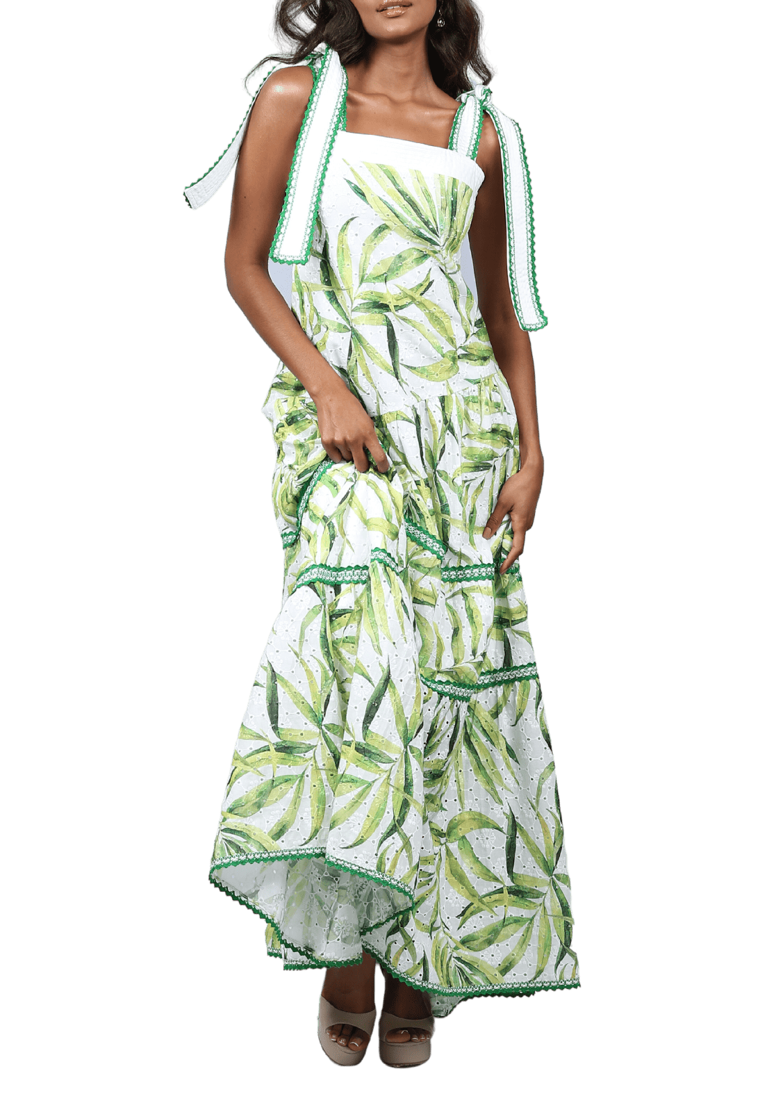 VESTIDO VIENTOS CASCADA