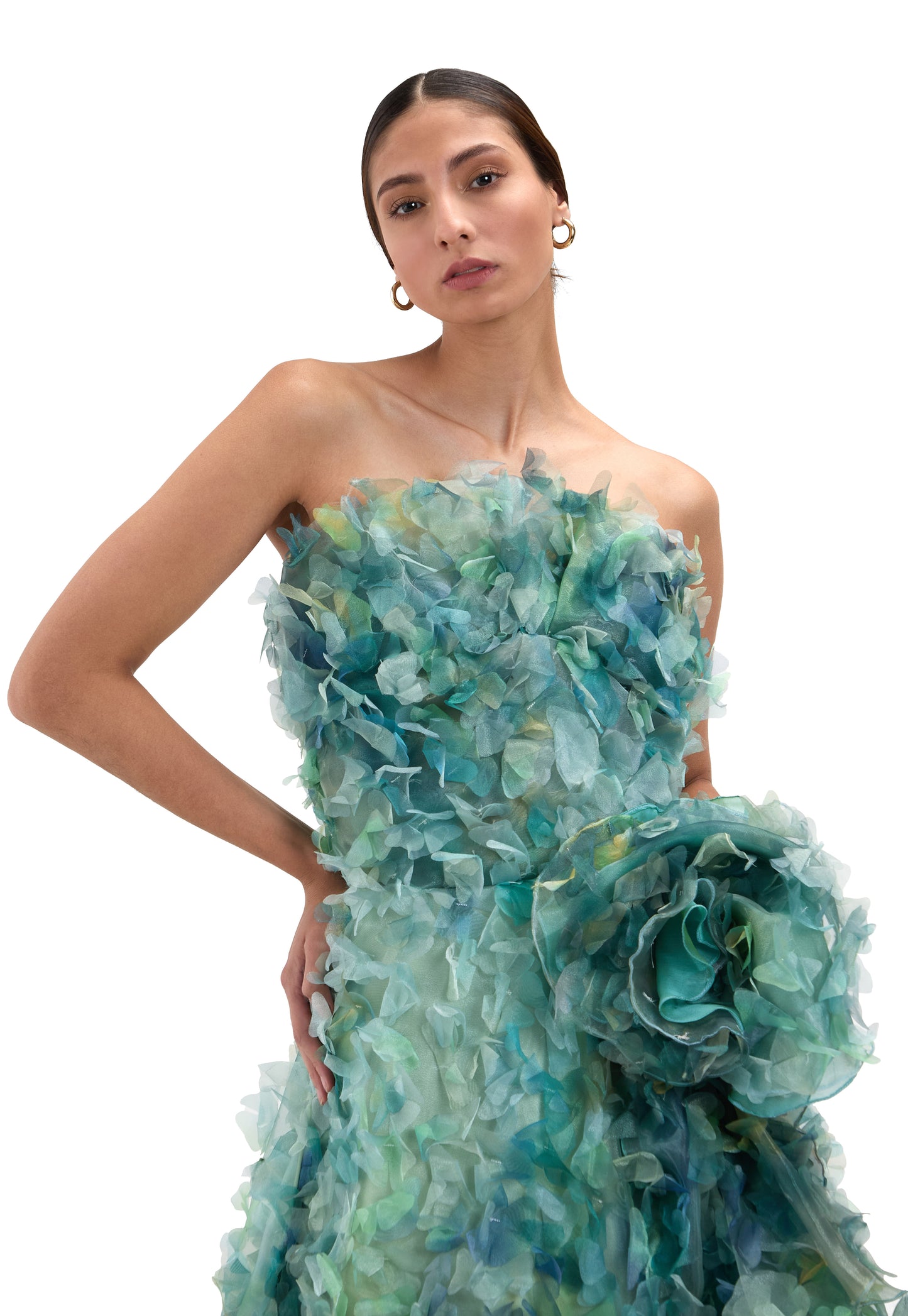 VESTIDO WHISPERS SEAFOAM